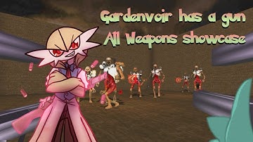 Gardevoir has a gun v1.4 All Weapons doom mod showcase
