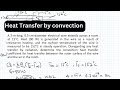Heat Transfer by Convection (Problem 2)