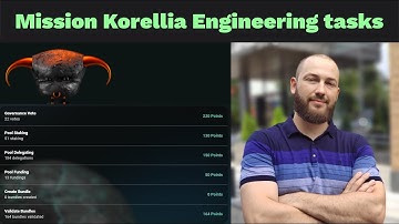 KYVE - Mission Korellia Engineering tasks overview