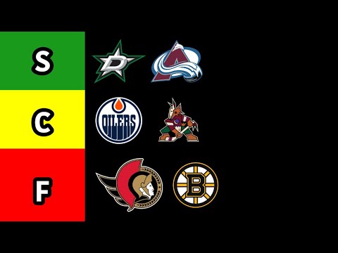 RANKING EVERY NHL TEAM LOGO ON A TIER LIST 