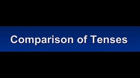 Tenses In Comparison (Simple Past And Past Continu...