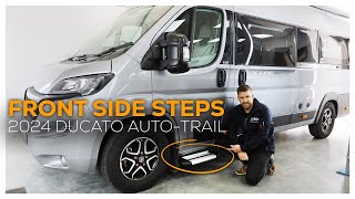 Player Profile Fiat Ducato Auto Trail (2024) Front Side Steps - Motorhome Installation!