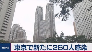 東京できょう新たに260人の感染確認（2020年7月24日）