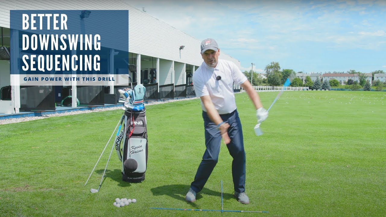 Improve Your Downswing Sequencing With This Drill - YouTube