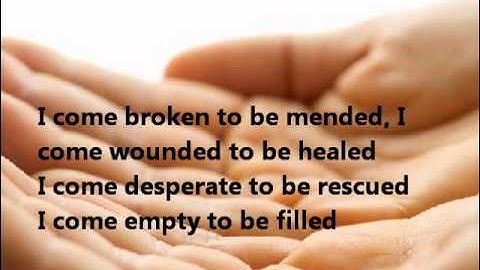 Thumbnail of Just As I Am with Lyrics