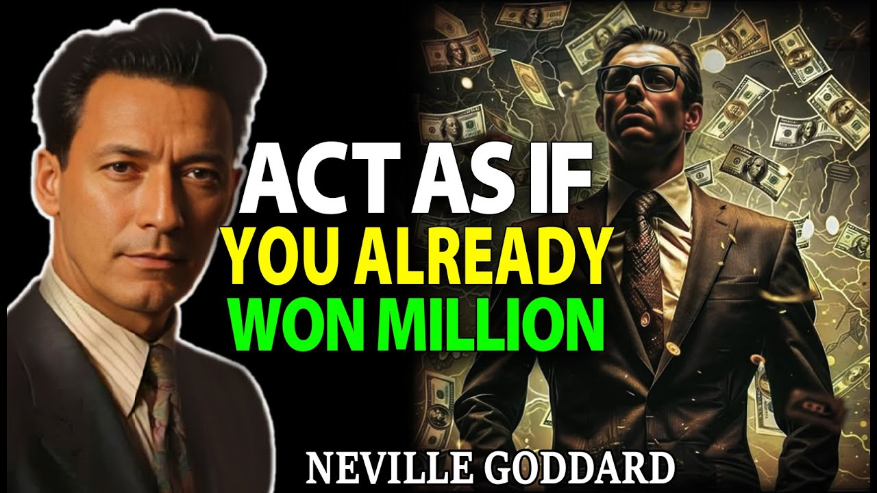 Neville Goddard - Act As If You Already WON Millions!, Manifestation Secret