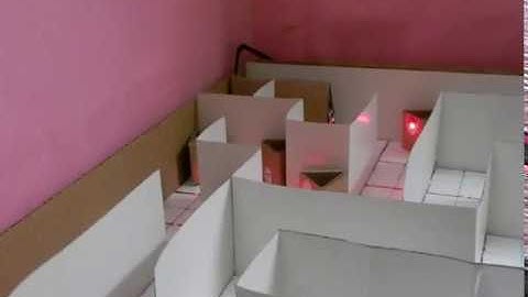 Solve Maze using laser