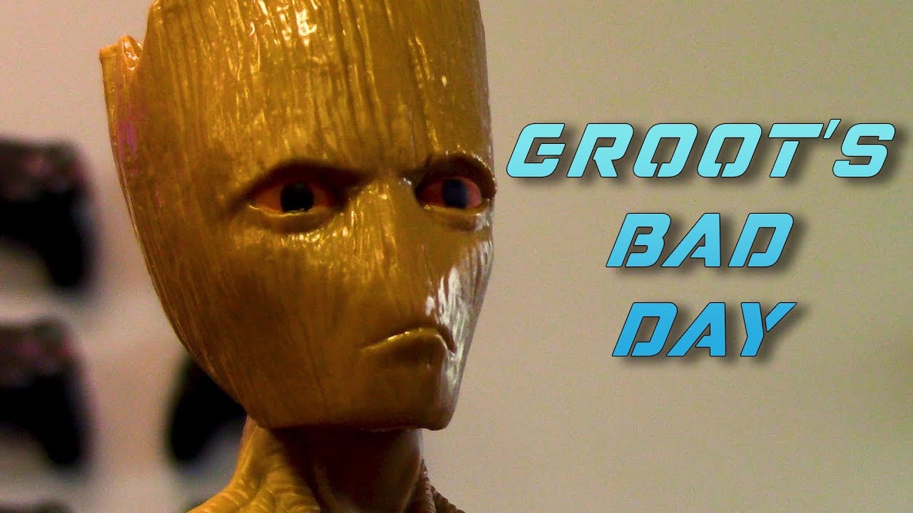 Groot's Bad Day | Stop Motion Film - YouTube