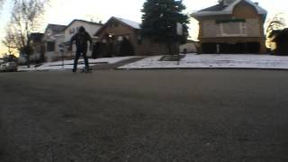 Flat ground skateboarding montage