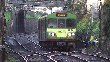 IE 8300 Class Dart Train number 8317 - Dalkey Station, Dublin