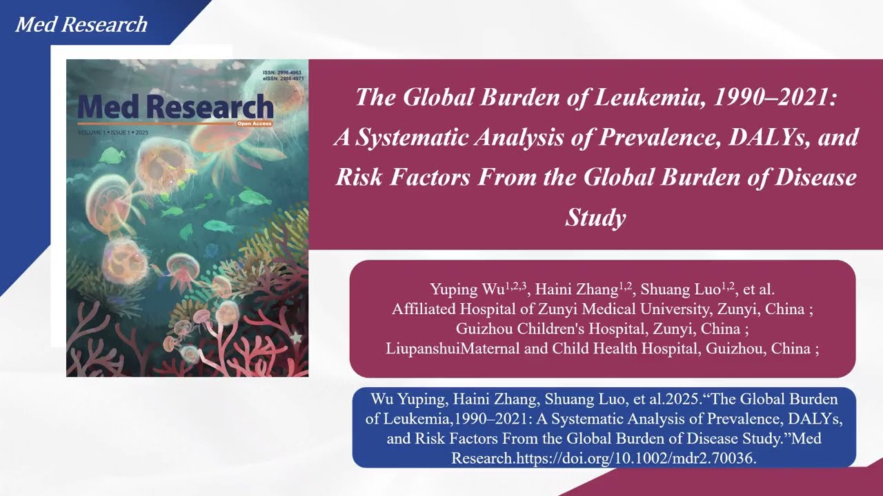 Med Research | Global Burden of Leukemia 1990–2021: Trends, Heterogeneity & Risks