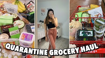 HEALTHY GROCERY HAUL VLOG- quarantine edition at Trader Joe
