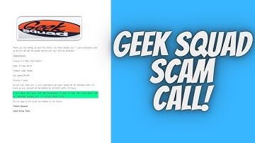 Geek Squad Scam Call #2