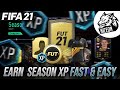 HOW TO EARN XP FAST IN FIFA 21 ULTIMATE TEAM (GET FREE PACKKS/REWARDS)