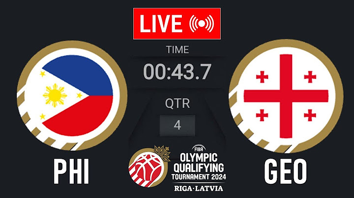 FIBA LIVE! GILAS PILIPINAS vs GEORGIA | July 4, 2024 | 2024 FIBA OLYMPIC QUALIFIER LIVE 2K