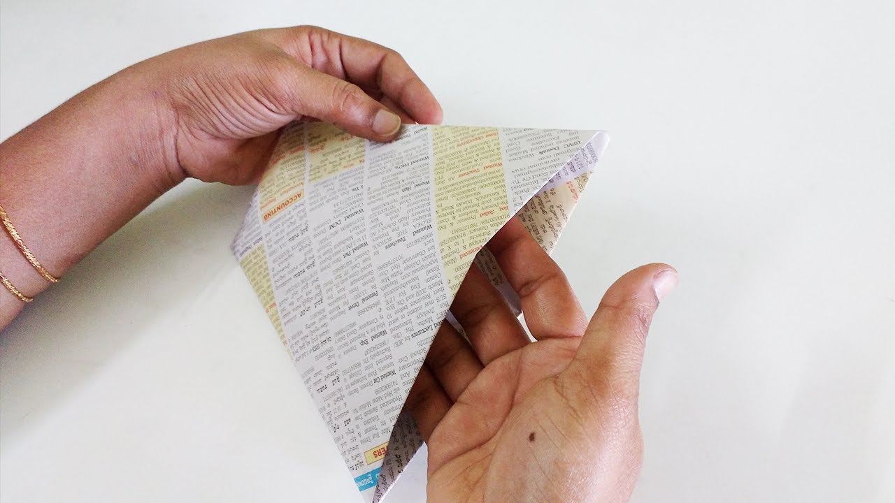 Origami Mini Paper Bag, How To Make A Paper Bag Without Glue