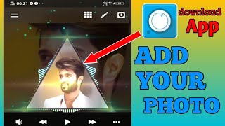 How to add your own photo in avee music player app in telugu |#candyediting