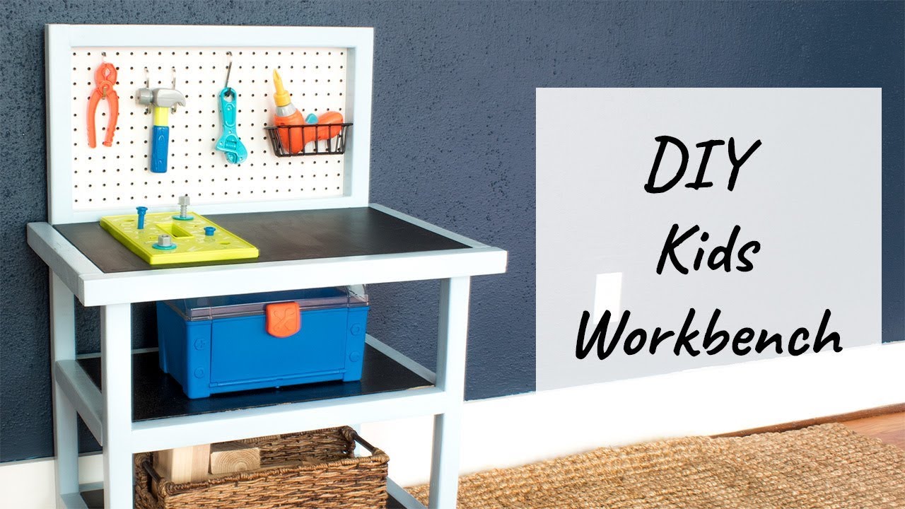 Diy Kids Workbench Youtube