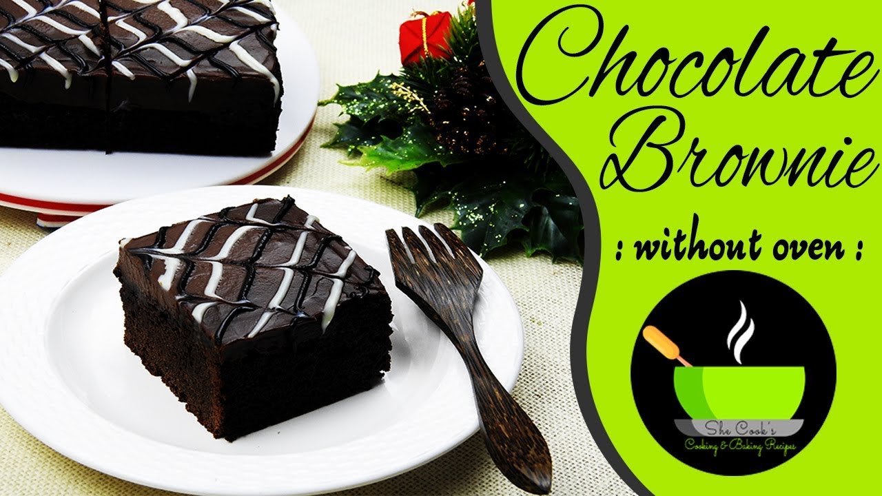 Chocolate Brownies | Eggless | Without Oven | Brownie Recipe In Cooker | Christmas Special | She Cooks