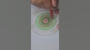 How many rotations did the pen make in total?#Spirograph #satisfying #asmr #viral #shorts #usa #2025