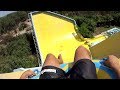 🍌 Banana Curve Water Slide at Aqualand Antalya 🇹🇷