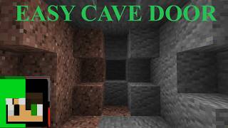 EASY 3x3 Cave Door For Minecraft Bedrock