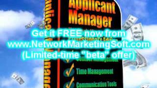 Applicant Manager Network Marketing Software screenshot 3