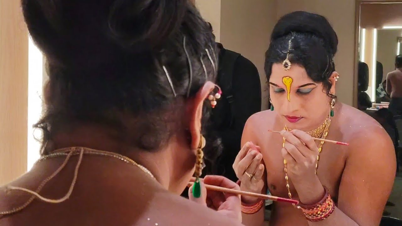 दशावतारी कलेला लाभलेला उत्कृष्ट स्त्री कलाकार बंटी कांबळी Male To Female Full Makeup Transformation