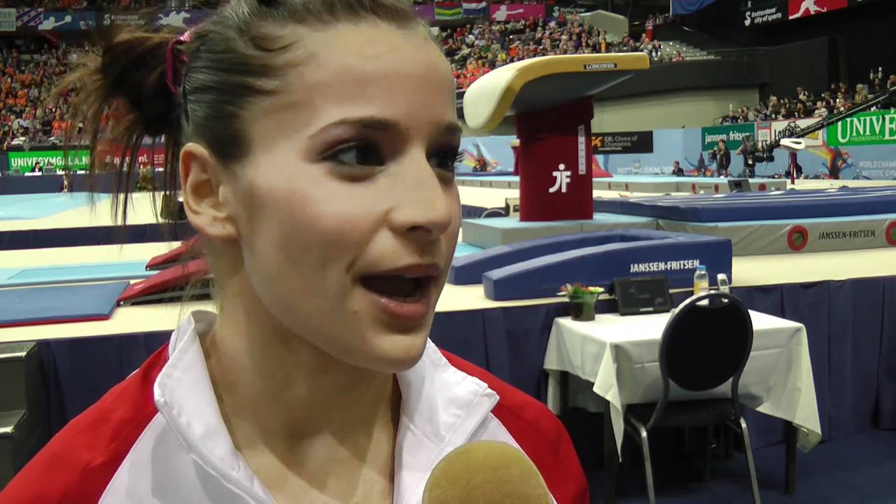 Alicia Sacramone Interview - After Beam Finals - 2010 World Gymnastics ...