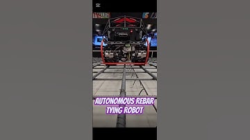 Artificial Intelligence Robot 🤖 tying rebar with incredible speed. #shorts #aishorts #Robotics