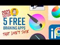 5 free and really good drawing  painting apps  2023 edition