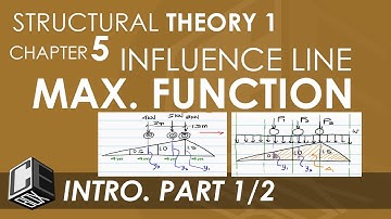 Structural Theory 1 Maximum Function using Influence Line Introduction Part 1 (PH)