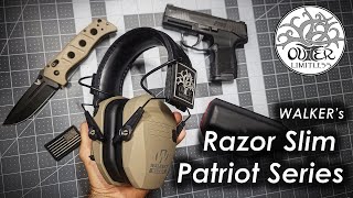 Walker's Patriot Series Razer Slim Electronic Earmuffs - Glad I Got Them!