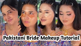 Muslim Bride Makeup Tutorial || Pakistani Bride Makeup Tutorial || Makeup Tutorial  screenshot 4