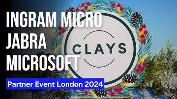 Ingram Micro, Jabra GN and Microsoft Teams Rooms & AI Partner Event at Clays London.