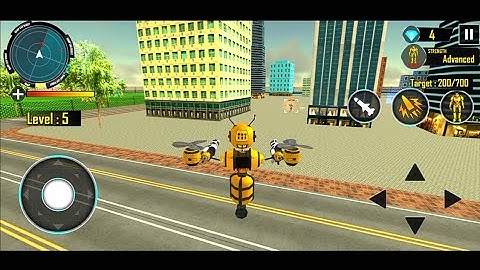 Bee Robot Car Transformation Games - Robot Car Games - Android Gameplay