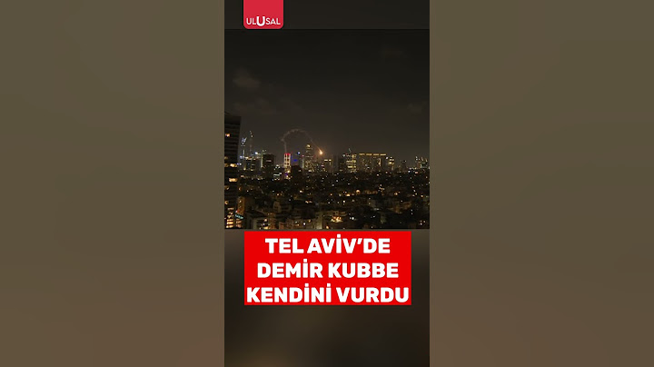 İsrail Tel Aviv'de Demir Kubbe kendini vurdu #shorts #israil #demirkubbe