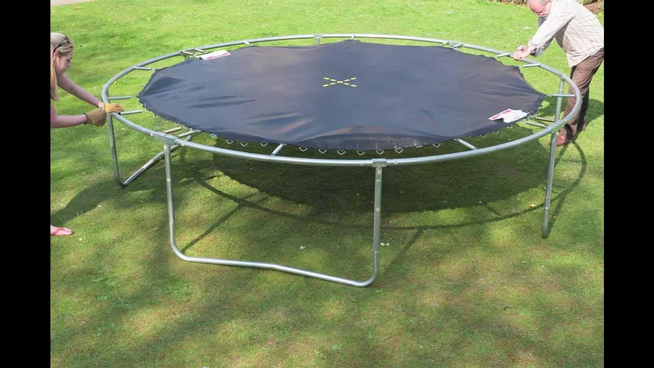 Trampoline Assembly Video for JUMPKING JumpPOD Classic & Deluxe YouTube