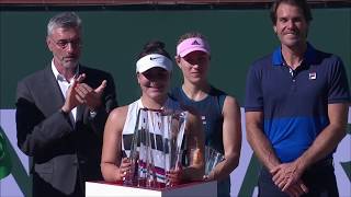 Bianca Andreescu wins the BNP Paribas Open in Indian Wells