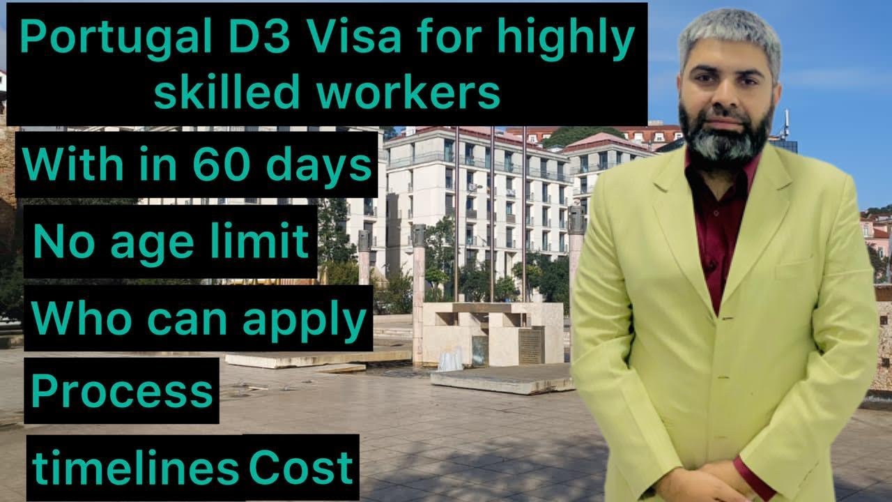 Portugal D3 Work Permit Visa For Highly Skilled Experts Process only