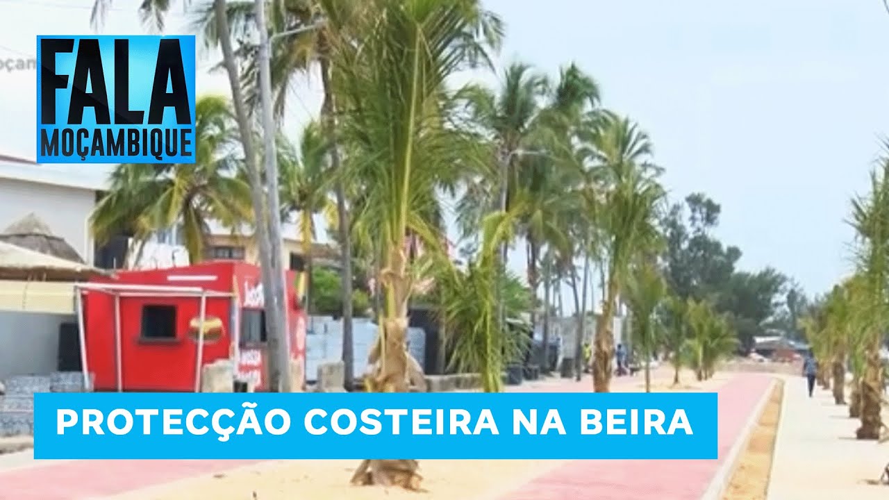 Primeira fase do muro de protecção costeira na Beira avança e entusiasma munícipes