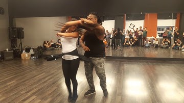 Zouk Community Birthday - Sunday workshop demo - Val Clemente and Gulnara Udinceva