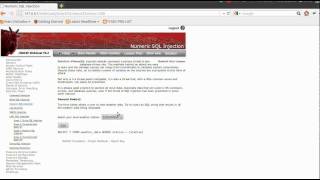 WebGoat - Numeric SQL Injection