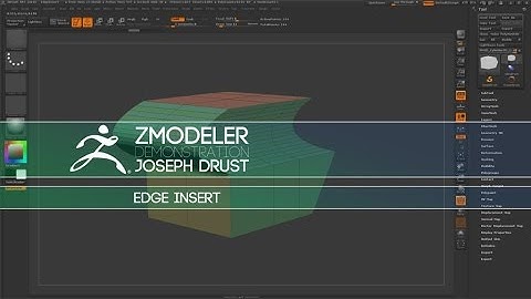 ZBrush ZModeler Edge Actions - Edge Insert