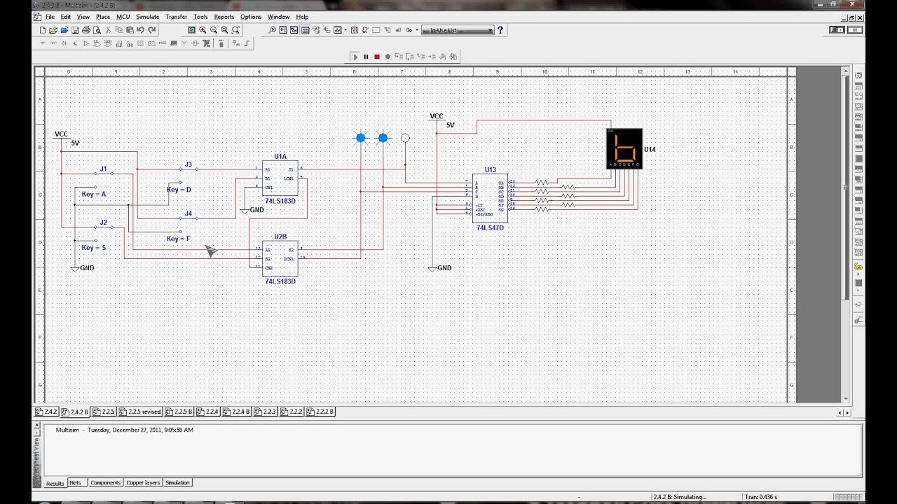 Two Bit Binary Adder MSI - YouTube