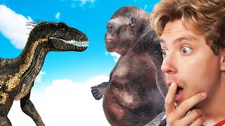 Indoraptor VS Every Unit in ARBS (He's STRONG)