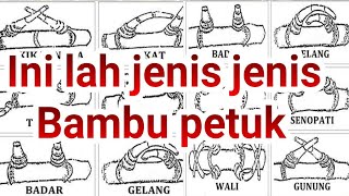 jenis jenis BAMBU PETUK ASLI