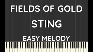 Sting | Fields Of Gold | Easy Melody