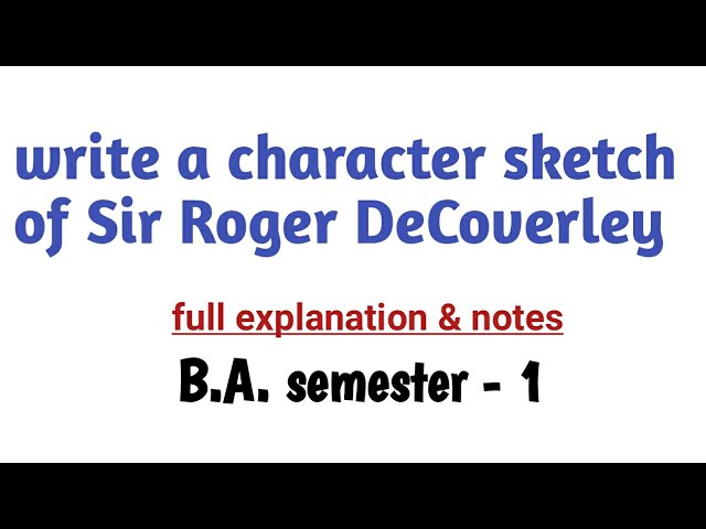 Sir Roger At Church by Addison Summary Essay  Good Study