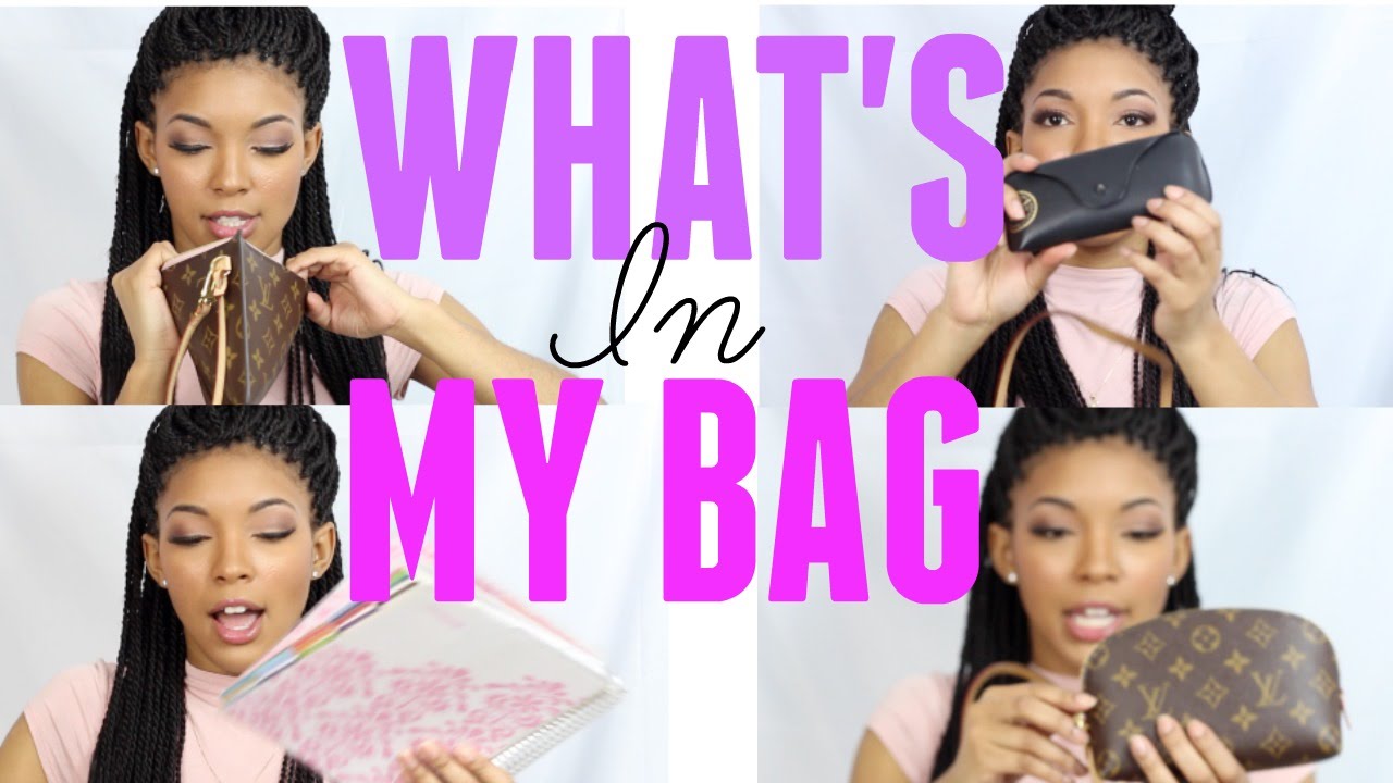 WHATS IN MY BAG | Louis Vuitton Neverfull Rose Ballerine | Brittany Daniel - YouTube